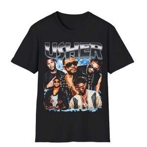 Usher Collage Unisex Softstyle T-Shirt